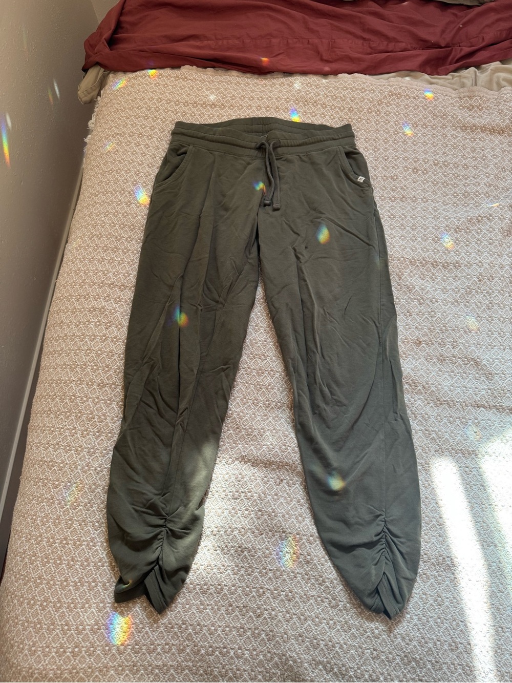 Pact Olive Green Organic Cotton Joggers